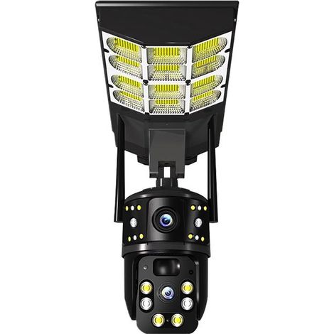 Esee Cloud Caméra de surveillance solaire 4G extérieur 2 pouces double objectif  Caméra PTZ étanche IP66, alimentation solaire+batterie intégrée, vision nocturne infrarouge 30m & couleur complète (1/5)