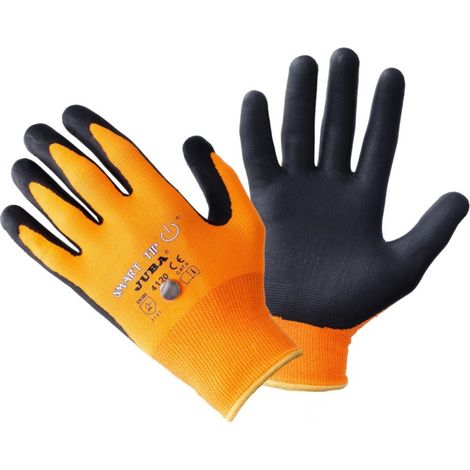 Gant enduit nitrile, compatible écran, tactile, pour travail de précision, taille 10 (1/3)