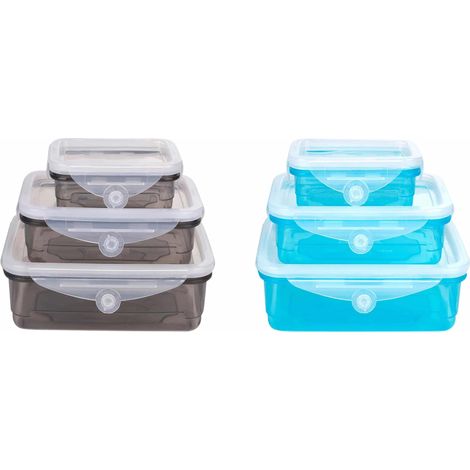Boîtes de conservation ALPINA avec couvercle, 3 pièces, 170 ml, 450 ml, 850 ml (1/5)