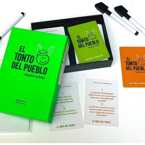 Juego de mesa el tonto del pueblo repite la eso (1/2)