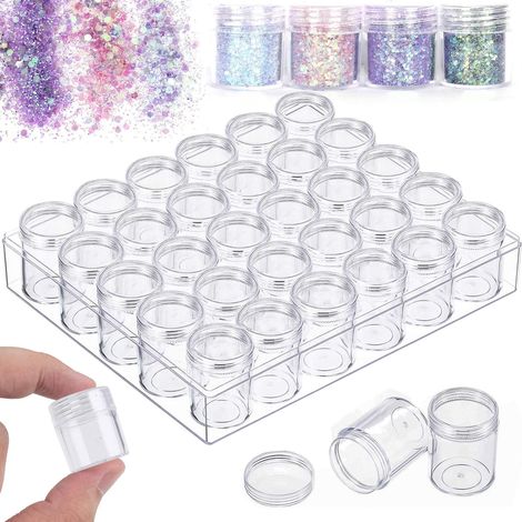 Boite De Rangement Pour Perles - Boite Transparente Avec Couvercle - 30 Petits Bocaux En Plastique - Pour Diy Bijoux Et Broderie Diamond Painting (1/5)