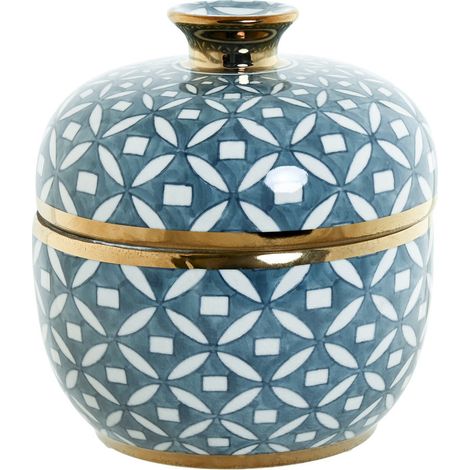 Tibor Porcelana 18,5X18,5X20 Azul (1/3)