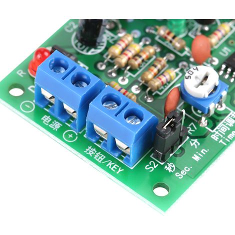 JK12-A-12V Mikrocontroller-Relaismodul mit einstellbarer und 12V DC-triggerbarer digitaler LED-Dynamikanzeige und Countdown-Timer (1/4)