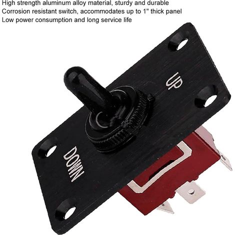 Ensemble combiné d'interrupteurs à bascule en alliage d'aluminium pour panneaux de yachts et bateaux, modification de voitures et conversion de bateaux (1/5)