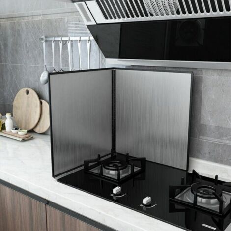 Plaque Anti Projection Cuisine Pliable Protection D'écran Anti-éclaboussures, Protection pour la Cuisine et Plaque de Cuisson,Protection d'écran Anti-éclaboussures pour cuisinière(40X40cm) (1/4)