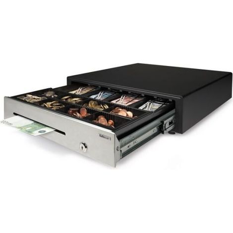 Safescan Cassetto Porta denaro Soldi PESANTE Apertura elettrica chiave HD-4141S