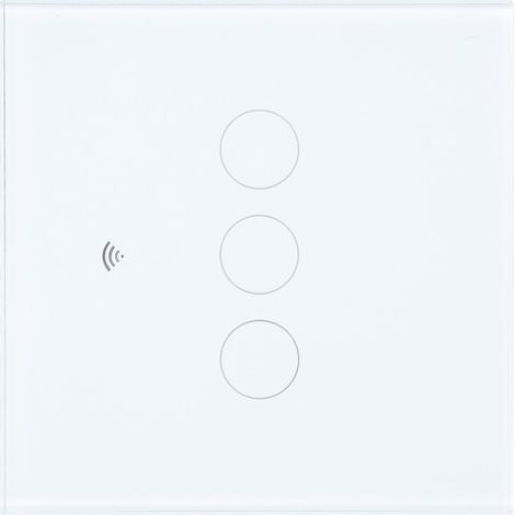 Intelligenter WLAN-Touch-Wandschalter mit Timer für Haushaltsgeräte, EU-Stecker 80–260 V AC (1/5)