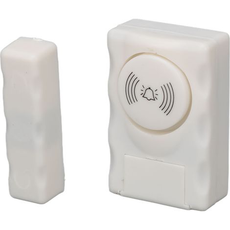 MC06 1 Capteur d'alarme magnétique de porte 90 dB Système d'alarme de porte sans fil Keep Safety pour la sécurité de votre domicile (1/5)