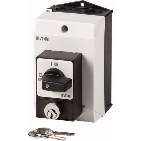 Inter. anti-panique tripolaire 20 A verrouillable à accrochage en saillie 000207084 EATON T0-2-1/I1/SVA(S)