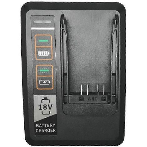 Le chargeur est compatible avec les batteries 18V 2,5A et 5A et possède une prise de qualité conforme à la norme européenne 2.445-032.0. (1/5)