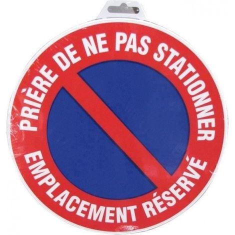 Disque Defense Stationner - Diametre 300 mm - En PVC Rigide - Pour Emplacement Reserve - 1 Unite (1/2)