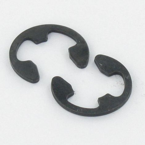 Circlip en E Pour Diamètre Rainure 7 Acier brut - 30 pièces (1/4)