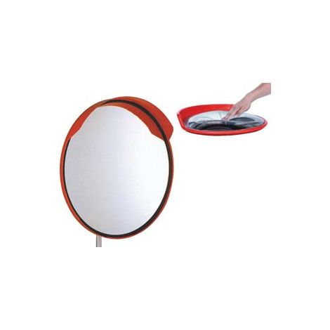 SPECCHIO STRADALE PARABOLICO INFRANGIBILE IN POLICARBONATO- - ø cm.60 -