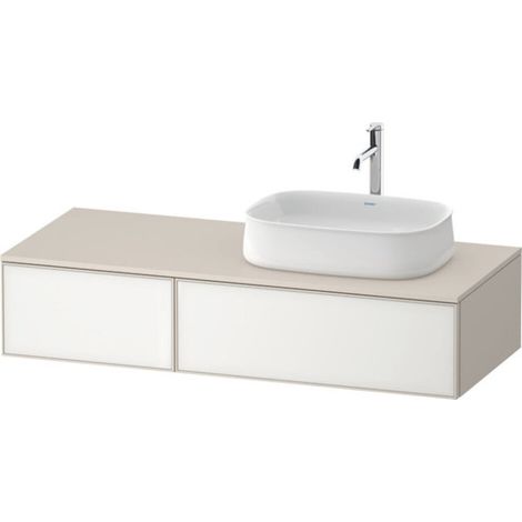 Duravit Zencha Konsolenwaschtischunterbau, 1300x550mm, 2 Auszüge, (1/2)