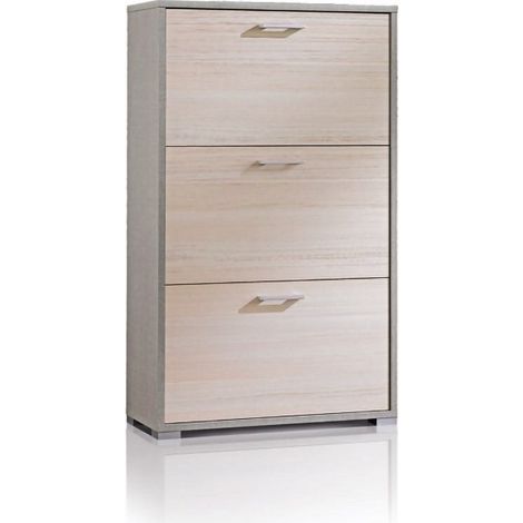 Zapatero Con 3 Puertas De Alerce De Doble Fondo (1/4)