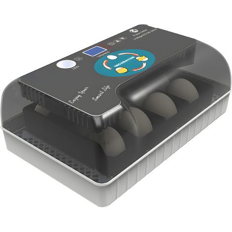 Eierbrutapparat mit automatischer Wendefunktion, Feuchtigkeitsregelung und Temperaturanzeige (12 Eier) (1/5)