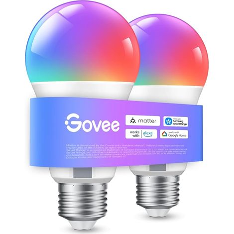 Ampoule E27 WiFi et Bluetooth Intelligentes, 800LM, Synchronisation de Musique, 16 Millions de Couleurs DIY RGBWW (1/5)