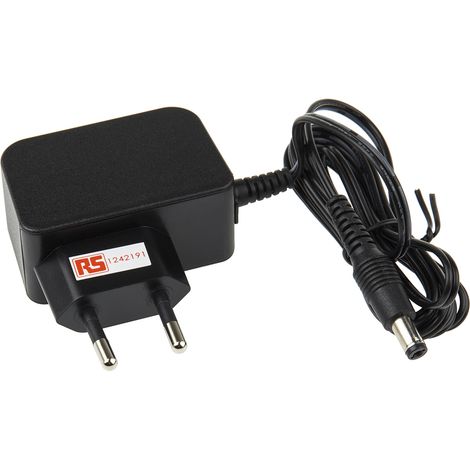 Rs Pro – Adaptateur électrique 24V c.c. 500mA 12W – Fiche européenne 2 pôles – Alimentation stable pour appareils spécifiques (1/4)