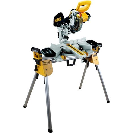Dewalt DCS365N 18v Cordless XPS 184mm Mitre Saw Bare Unit + DE7033 Leg Stand (1/3)