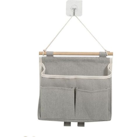 Ecleanfy - Ensemble de deux sacs de rangement pliables - imperméables - en lin - adaptés aux chambres, salles de bains et cuisines. (1/4)