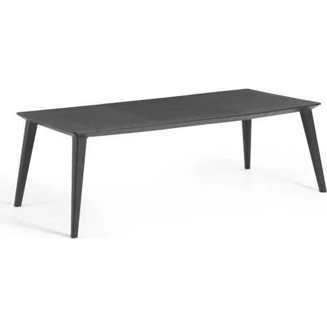 Allibert-jardin Gartentisch Graphit mit Ausziehfunktion 78 cm