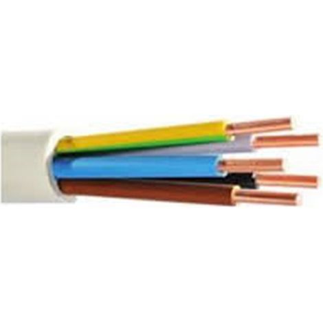 NYM-J 5x1,5 RG100 Mantelleitung NYM-J 5 G 1.5 mm² Grau 100 m