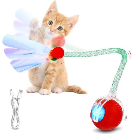 Jouet interactif pour chat électrique, balle électrique pour chat pour (1/5)