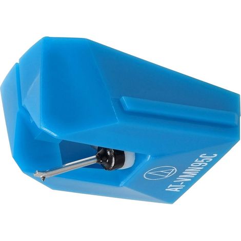 Konischer Abtaststift – 1 Stück – Blue Diamond – Für VM95 – Einfacher Austausch – Plattenspielerkompatibel (1/2)