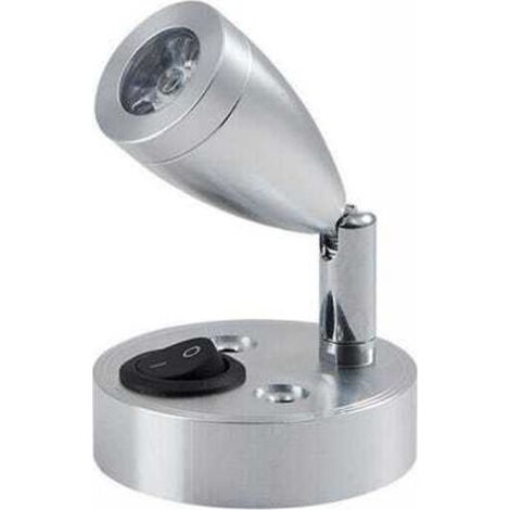 (1 unité) Lampe de lecture LED 12 V avec interrupteur réglable, lumière chaude pour l'éclairage intérieur RV et. (1/5)