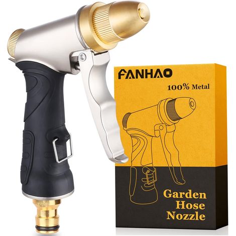 Spray Gun with Brass Nozzle, Adjustable, High Pressure (1/5)