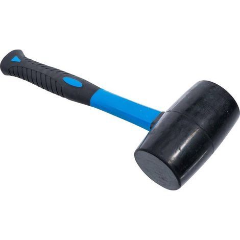 Maillet Caoutchouc 720 g D.65 mm - Manche Fibres de Verre - Résistant et Ergonomique,  - D-Work (1/5)