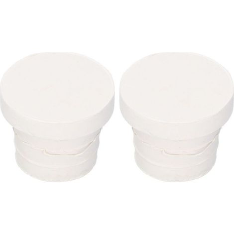 Amortisseurs en caoutchouc pour escaliers de piscine (2 pièces) - Protection et sécurité pour installations aquatiques, matériau durable anti-corrosion (1/4)