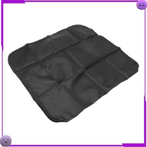 AUCUNE housse de protection de dossier de chaise Housse de Dossier de Chaise en Tissu Oxford Noir, Enveloppe beaute visage (1/5)