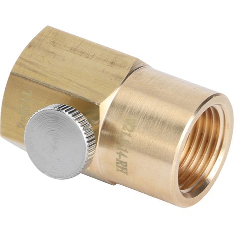 Adaptateur CO2 Tr21x4 vers W21.8-14-RH pour bouteille de CO2 (eau gazeuse) - Connecteur de valve de remplissage (1/5)