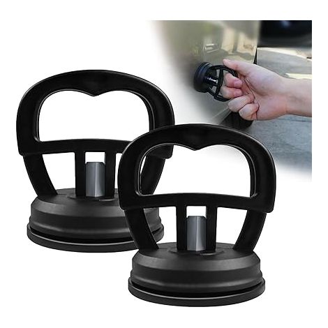 Lntyq Lot de 2 ventouses pour débosselage de carrosserie de voiture, extracteur de bosses de voiture, pour réparer les bosses de voiture, le verre, l'écran, les carreaux, etc. (1/5)
