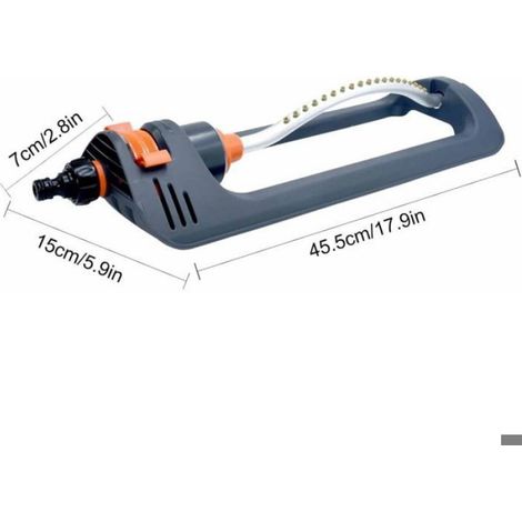 Arroseur oscillant automatique 19 buses, irrigation efficace grandes surfaces, matériau ABS haute qualité, arrosage jardin facile (1/5)