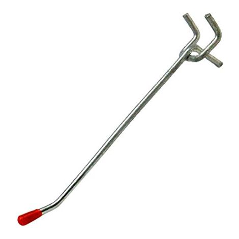 Bulk Hardware BH02665 Crochet de panneau simple, 150 mm, Set de 10 Pieces (1/3)