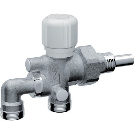 1425 - Valvola MONO-BITUBO termostatizzabile cromata con interasse variabile - Misura 3/4"- interasse 48-65mm - sonda ø 12 1425 3465G18 (1/2)