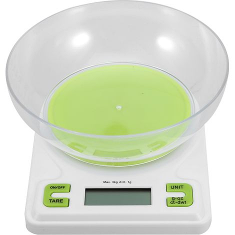 Balance De Cuisine Électronique - 5 kg / 1 g - Avec Bol Inclus - Pour Aliments Solides Et Liquides (1/5)