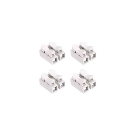 100 connettori per cavi, connettori a molla CH2, terminali di connessione automatica per strisce LED - Crezuo