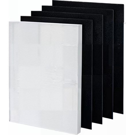 Set di filtri per purificatore d'aria compatibile con WINIX ZERO, 5300-2 e P300 - Filtro di ricambio A - Filtro HEPA e a carboni attivi (1/5)