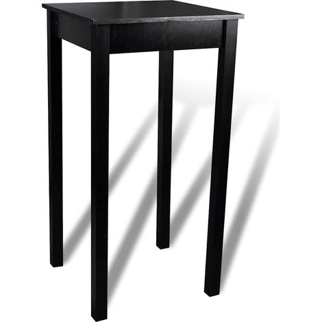 Maison Exclusive - Set Tavolino da Bar con 2 Sgabelli Neri (1/5)