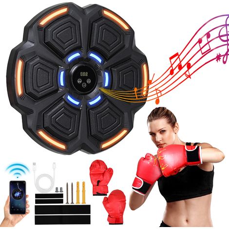 Randaco Machine de boxe Musique Boxing Bluetooth Montage mural Plusieurs rythmes musicaux intégrés Il existe deux possibilités de montage (1/5)