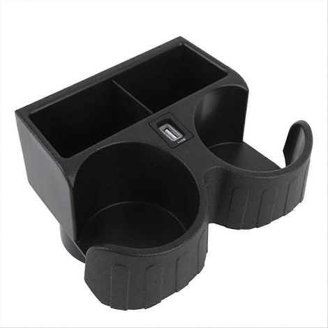 Auto-Getränkehalter mit USB-Anschluss FYE727069, universelle Armaturenbretthalterung, Getränkefach im Auto, integriertes Ladegerät, Modell FYE727069 (1/5)