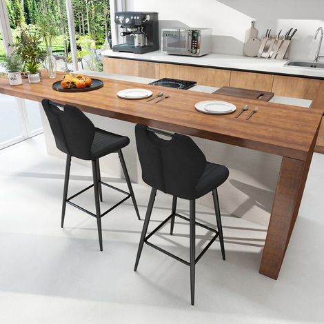 Tabourets de bar - WAFTING - WAFTING - Hauteur assise 75 cm - Pivotant 360° - Dossier ergonomique (1/5)