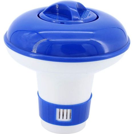Diffuseur de Chlore Flottant, Distributeur de Chlore pour Diffuseur de Spa de Piscine Dispositif de Dosage Automatique de boîte de Drogue de Chlore de comprimé de comprimé de Chlore