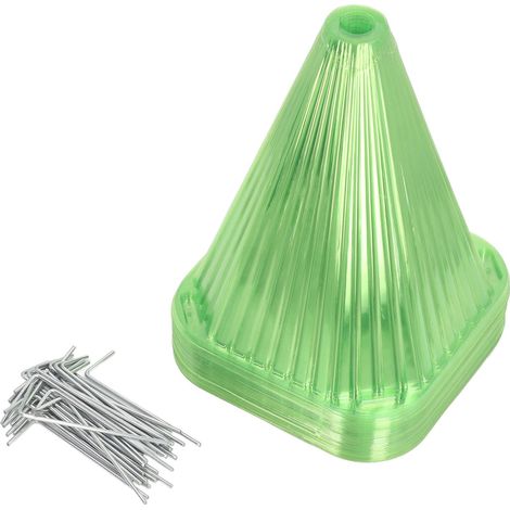 Lot de 30 Clochettes en Plastique Réutilisables – Protections en Cloche pour Plantes contre Animaux de Jardin, Escargots, Oiseaux et Poulets,de (1/5)
