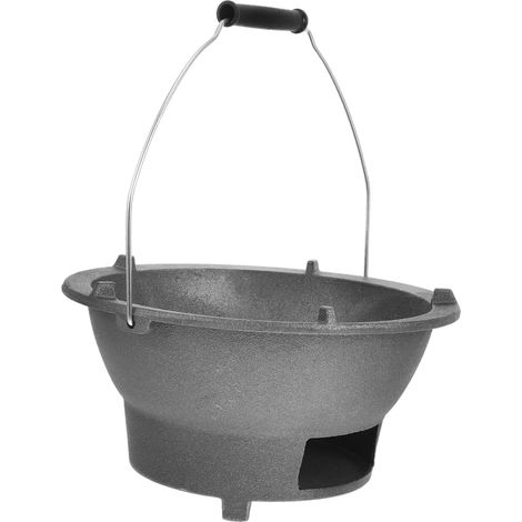 Poêle à frire en fonte Churrasco Portátil Pour Acampamento Plein Air Hob Cuisinière à gaz