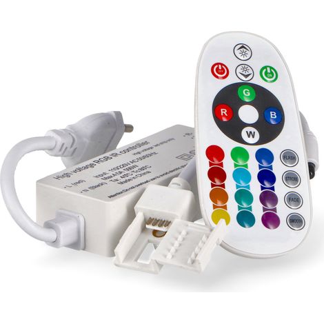 IluminaShop - Controlador para Tiras LED RGB Fast 220V con Mando (1/2)
