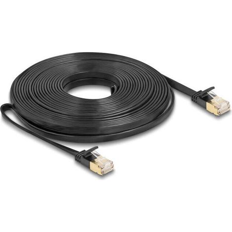 Delock rj45 cable de red cat.6a macho a macho u/ftp 10 m negro (1/2)